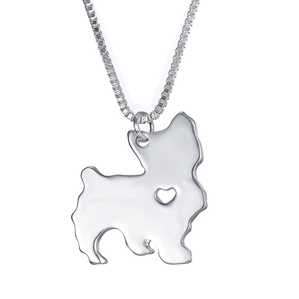 Puppy Dog Cute Lovely Animal Charm Friends Necklace Chain Jewelry