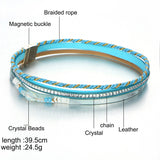 Bohemian Multilayer Crystal Beads Chain Bracelets For Women