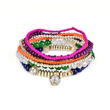 Bohemian Multilayer Bracelet Beads Crystal Bracelets Women Accessories