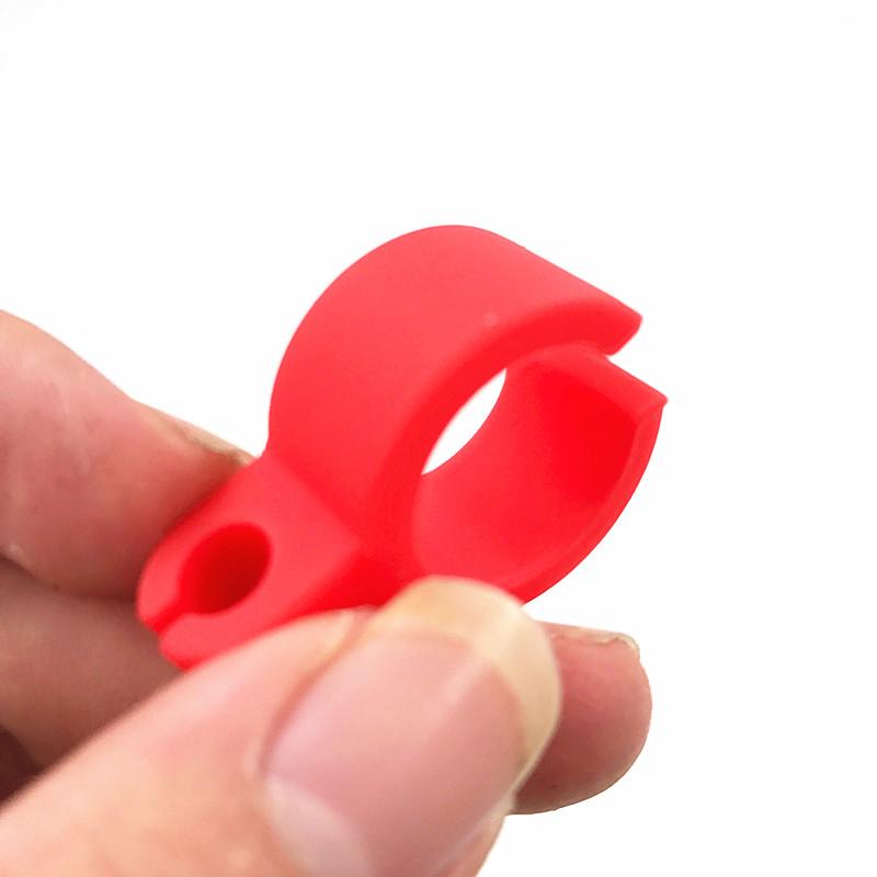 1Pc Trendy Adjustable Environmental Silicone Ring for Smoker