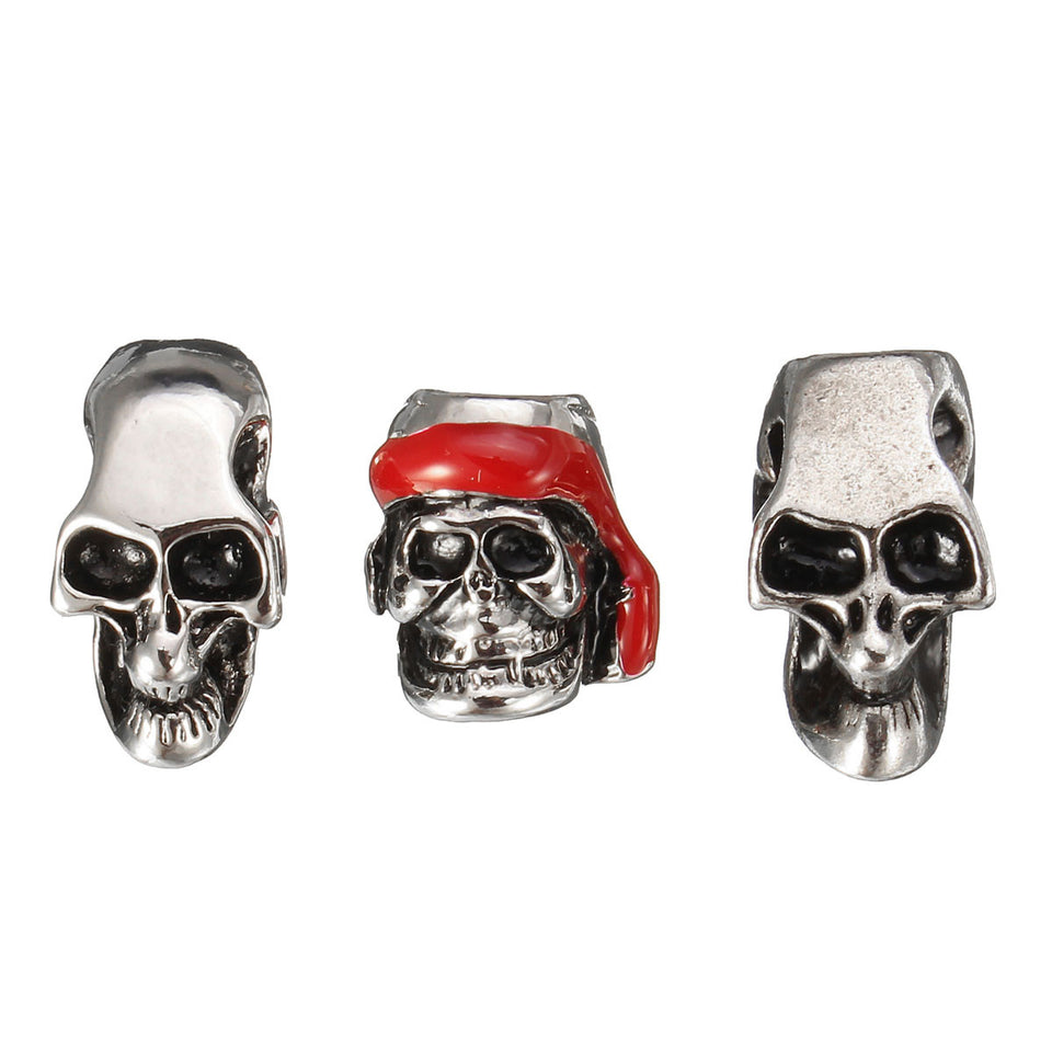 Punk Unisex Alloy Skull Head Pendant For Necklace Chain