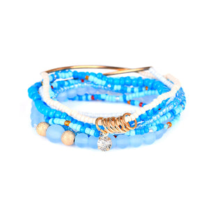 Bohemian Bracelet Rhinestone Beads Multilayer Bracelets for Women