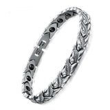 Magnetic Healing Health Women Bracelet Stainless Steel Jewelry