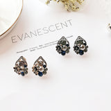 S925 Needle Vintage Earrings Antique Silver Stud Earring