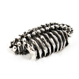 Unisex 1PC Punk Skull Spine Bone Non Pierced Ear Clips Earring