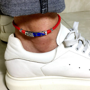 Unisex Lucky Red Rope Ethnic Adjustable Anklet