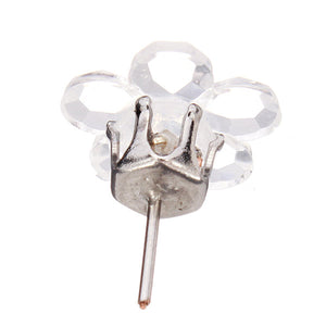 1pc Halloween Plum Blossom Led Light Ear Stud Dance Party Accessories