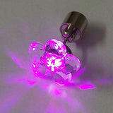 1pc Halloween Plum Blossom Led Light Ear Stud Dance Party Accessories