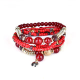 Bohemian Bracelet Beads Multilayer Retro Bracelet For Women