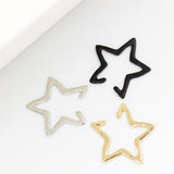 Punk Hollow Star Ear Clip for Women's Earring