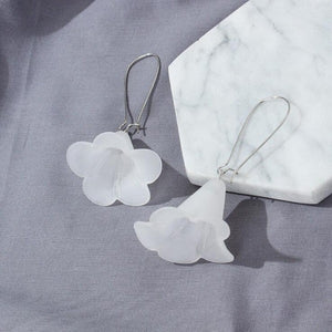 Ear Drop Earring Leaves The Morning Glory Tassels Dangle