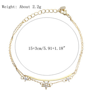 JASSY 18K Gold Chain Bracelet