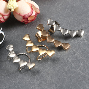 1pcs Trendy Metal Ear Cuff Simple Style U Shape Heart Ear Clip