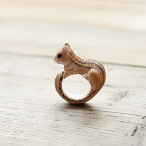 Cute Creative Animal Dorable Gecko Resin Fingerings Unisex Accessories 