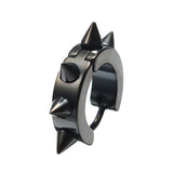 Rivets Hedgehog Punk Rock Titanium Steel Unisex Earring for Men Women