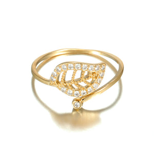 JASSY Plant Zircon 18K Gold Rings