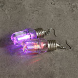 Cute LED Bulb Flashing Earrings Party Accessories for Women