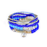 Bohemian Multilayer Bracelet Beads Crystal Bracelets Women Accessories