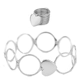 Stackable Multilayer 2 in 1 Dual Purpose Ring Bracelet