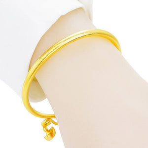 Trendy Copper Gold Plating Adjustable Matte Couple Bracelets