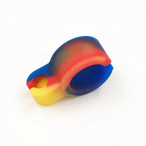 1Pc Trendy Adjustable Environmental Silicone Ring for Smoker