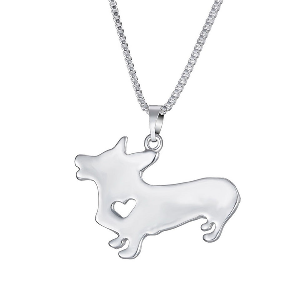 Puppy Dog Cute Lovely Animal Charm Friends Necklace Chain Jewelry