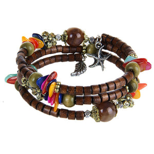 Multilayer Tibetan Buddhist Colorful Beaded Unisex Bracelet