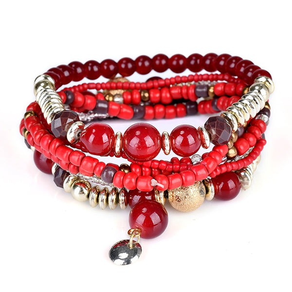 Bohemian Bracelet Beads Multilayer Retro Bracelet For Women