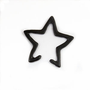 Punk Hollow Star Ear Clip for Women's Earring