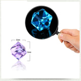 Creative Unisex Cubic Crystal Magnetic Clip Earrings