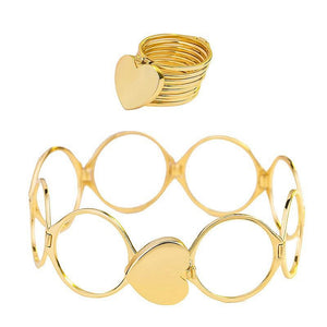 Stackable Multilayer 2 in 1 Dual Purpose Ring Bracelet