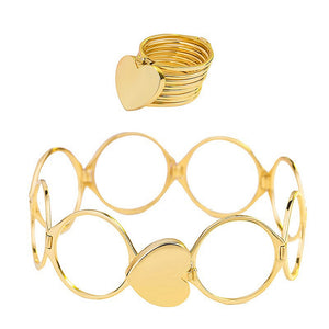 Stackable Multilayer 2 in 1 Dual Purpose Ring Bracelet