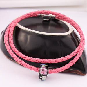 Unisex Charm PU Leather Trendy Bracelet Handmade Jewelry