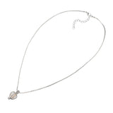 Retro Artificial Pearl Necklace Unique Hollow Openable Lantern Pendant Chain Jewelry for Men Women