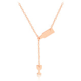 Pendant Necklace Elegant Chain Beer Wineglass Silver