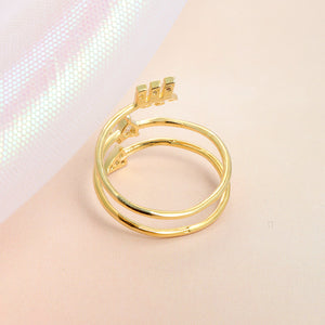 JASSY Copper Plated 18K Gold Finger Rings