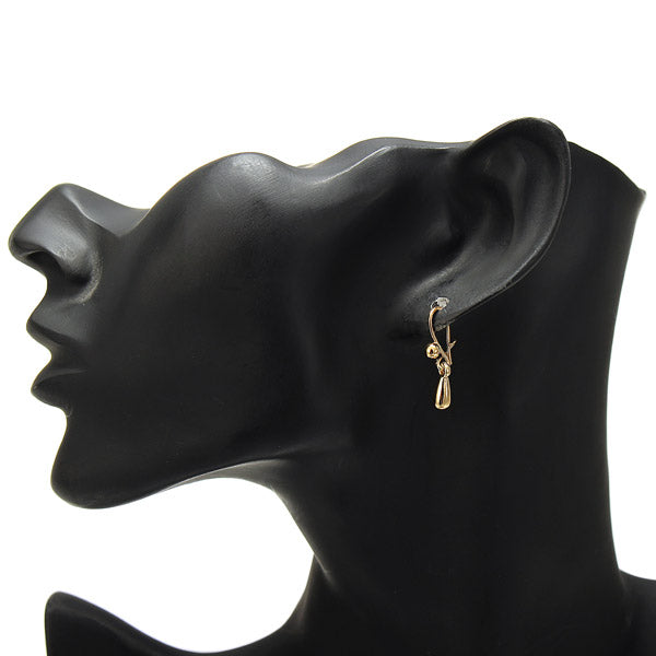 Kuniu Simple 18k Gold Plated Waterdrop Dangle Pendant Earrings