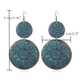 Double Round Drop Earring