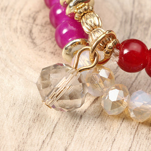 Bohemian Multilayer Bracelet Beads Crystal Bracelets Women Accessories