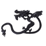 Unisex Statement Punk Dragon Ear Cuff Black Gold Ear Clip