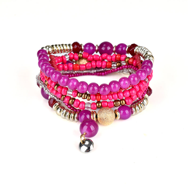 Bohemian Bracelet Beads Multilayer Retro Bracelet For Women