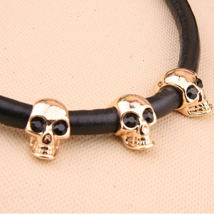 Creative Skull Alloy Collar Sweater Chain Collar Necklaces