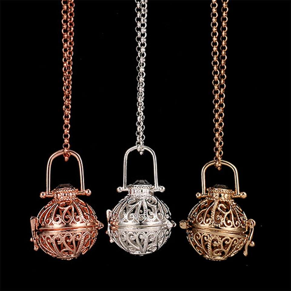 Lava Stone Aromatherapy Essential Oil Diffuser Necklace