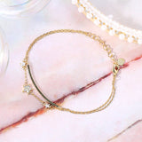 JASSY 18K Gold Chain Bracelet