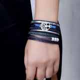 Vintage Life Tree Multilayer Leather Bracelet