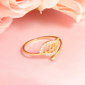 JASSY Plant Zircon 18K Gold Rings