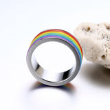 Fashion Stainless Steel Finger Ring Unisex Jewelry