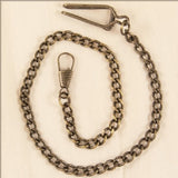 Unisex Alloy Vintage Bronze Quartz Pocket Watch Necklace Chain