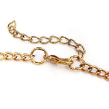 Vintage Gold Plated Tassel Statement Bib Choker Necklace For Women