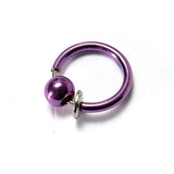 1pc Clip On Hoop Body Nose Lip Bead Ring No Piercing Spring Ear Stud